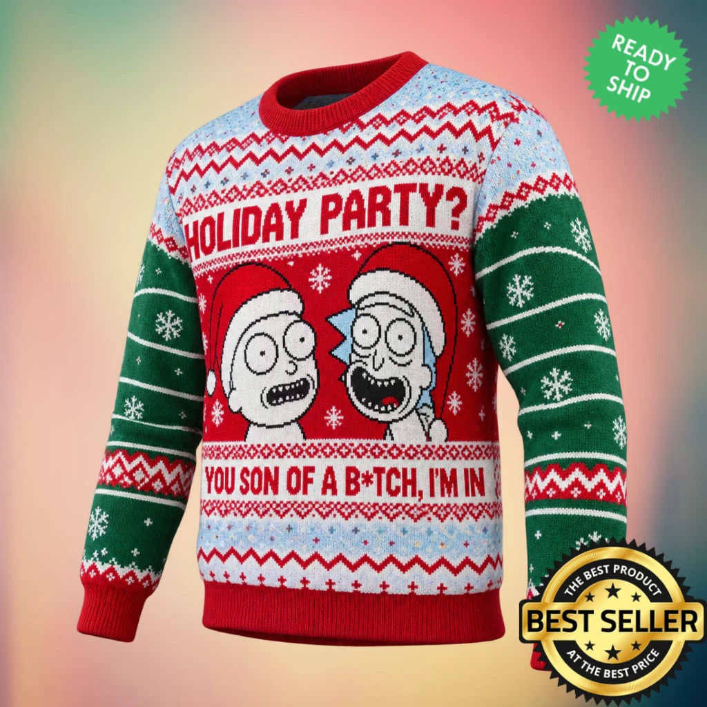 Rick And Morty Merry Wreckedmas Christmas Sweater